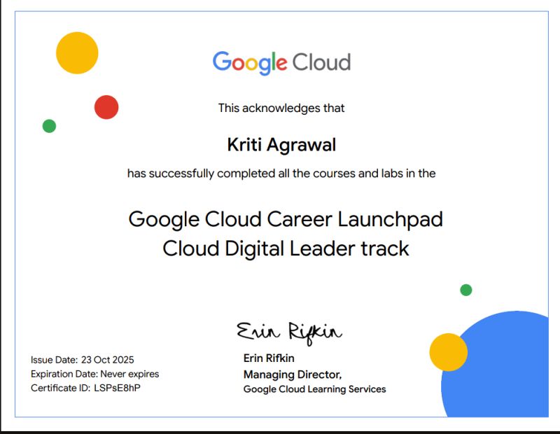 Cloud Digital Leader Track