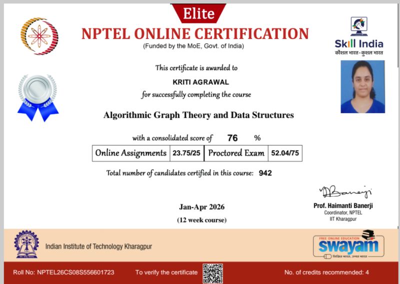 Algorithmic Graph Theory and Data Structures